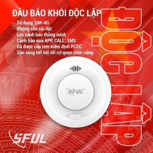 Đầu báo khói độc lập Phúc Đại An – Giải pháp an toàn chủ động với công nghệ Sful và Lora